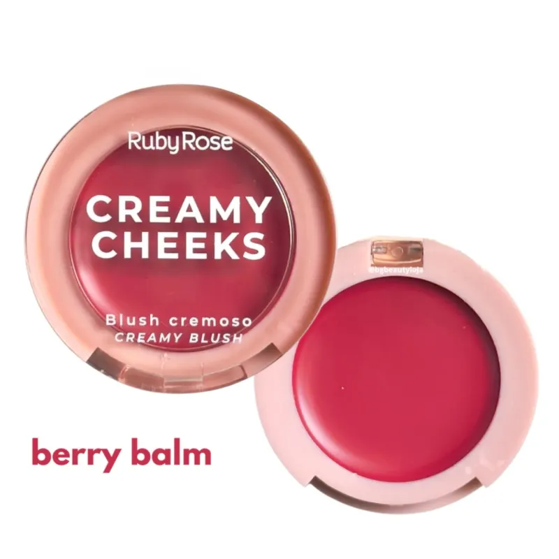 Creamy Cheeks Blush Cremoso Berry Balm - Ruby Rose