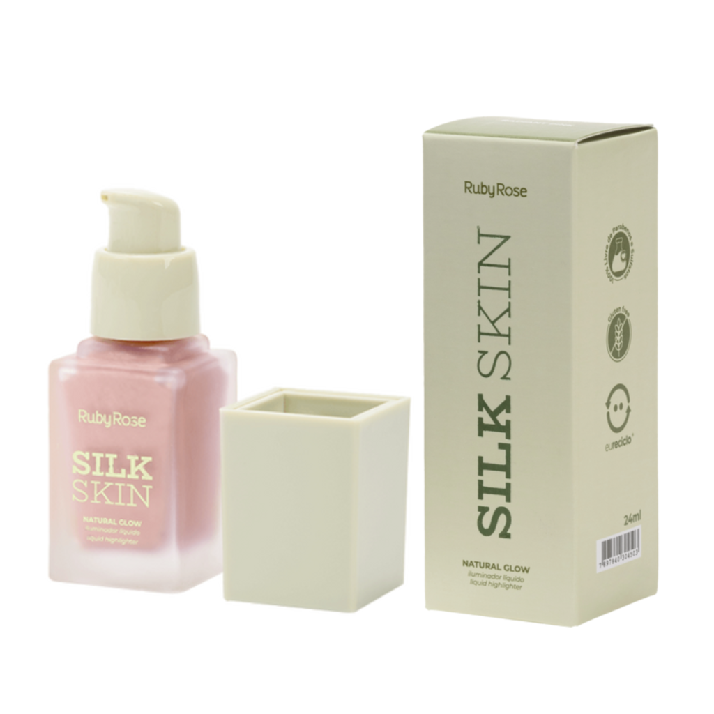 Natural Glow Iluminador Líquido Silk Skin - Hbf1601-S5 Shine On - Ruby Rose