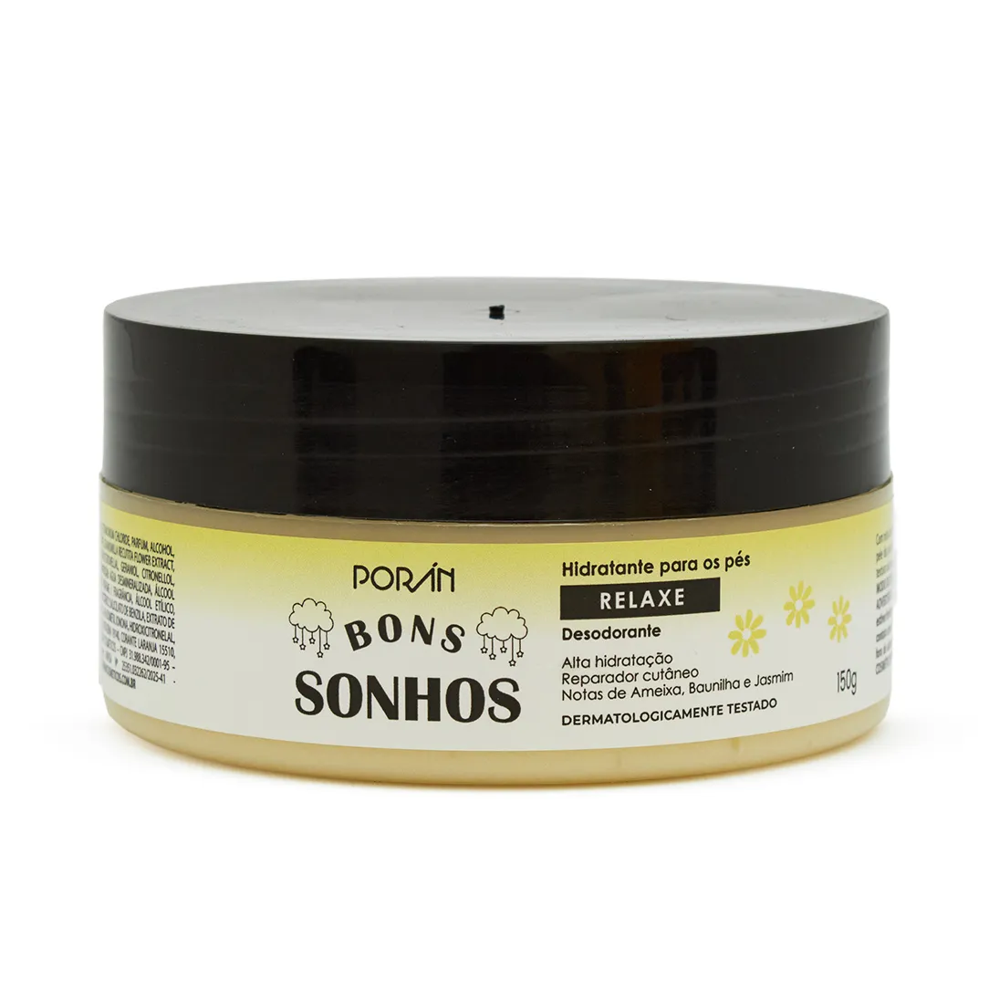 Hidratante Para os Pes Bons Sonhos Relaxe - Porán